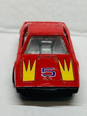 1970's Diecast Welly Lotus Esprit Playmakers #5, Red W/Yellow, White Interior
